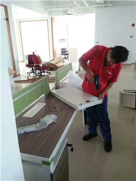 屏風辦公桌安裝步驟