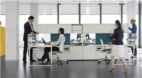 辦公桌屏風(fēng)隔斷