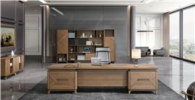 實木大班臺辦公桌