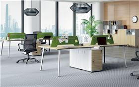 四工位辦公桌