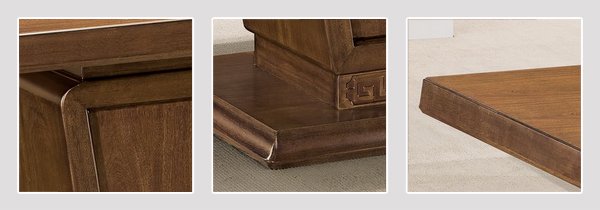 四人會議桌細節圖