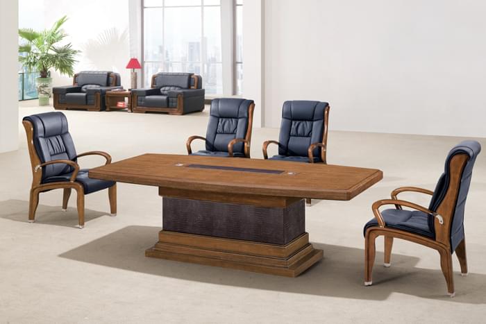 中型會議桌搭配效果圖