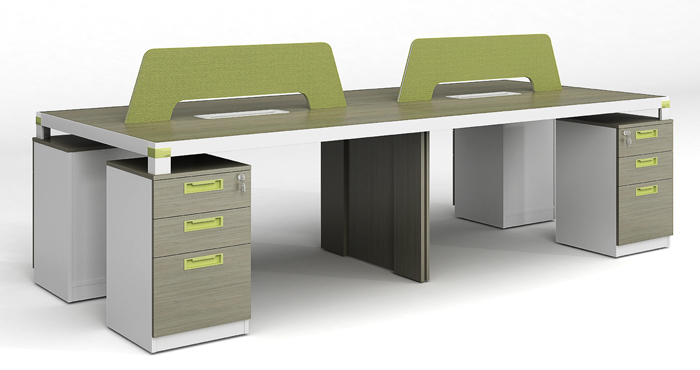 四人屏風工作位