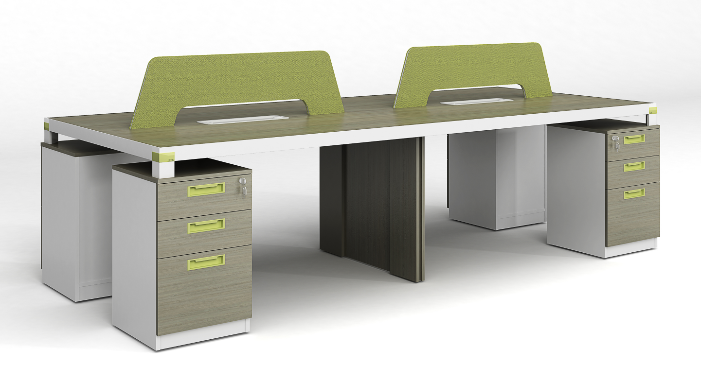 板式四人位辦公桌