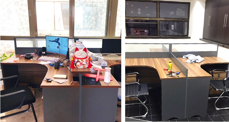 辦公桌屏風(fēng)隔斷