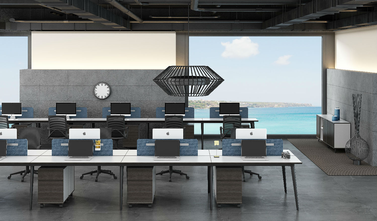 板式組合辦公桌