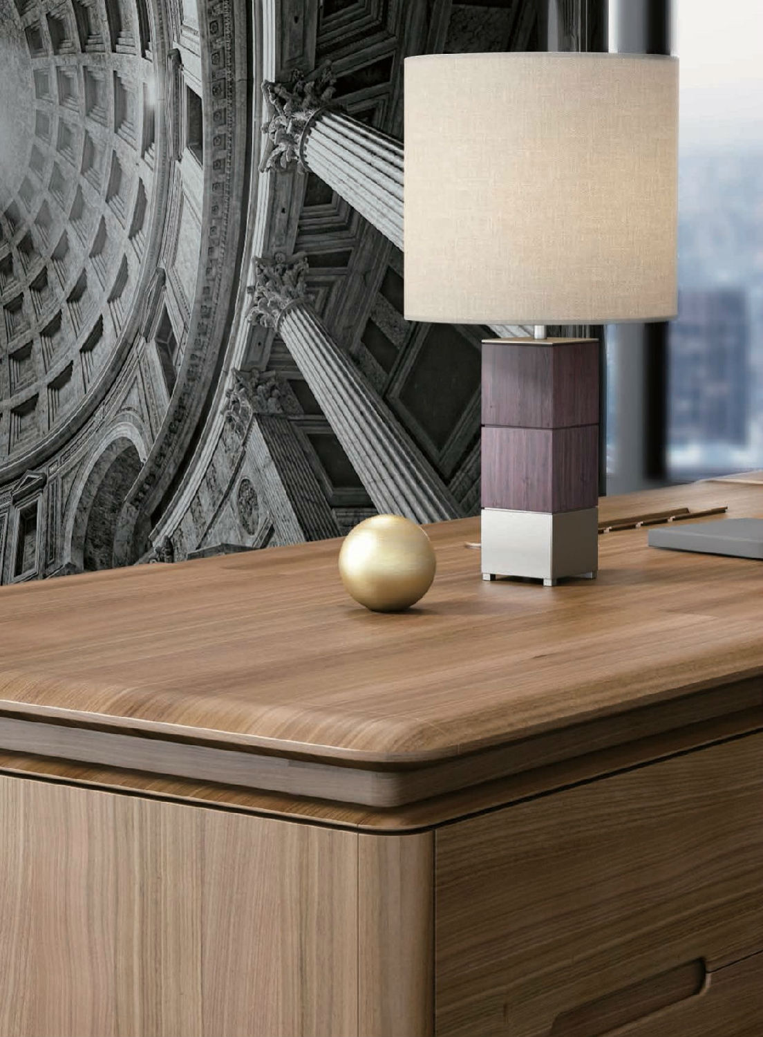 實(shí)木大班臺(tái)辦公桌