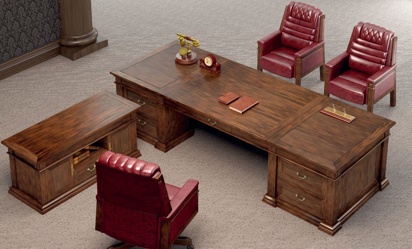 實(shí)木辦公桌定制