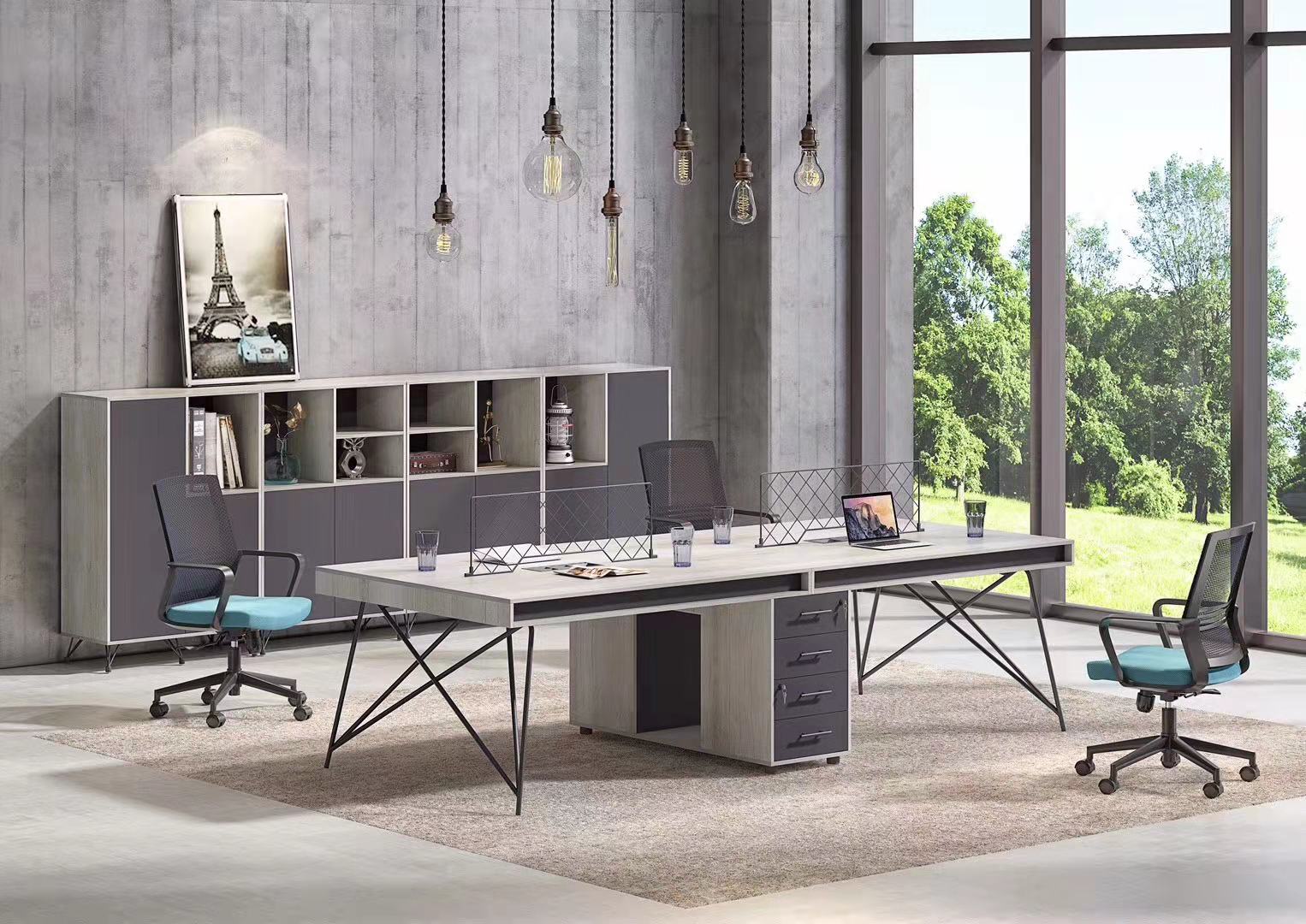 板式多人辦公桌