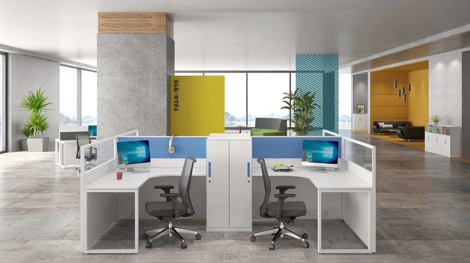 板式屏風(fēng)辦公桌