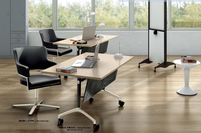 可折疊鐵架辦公桌