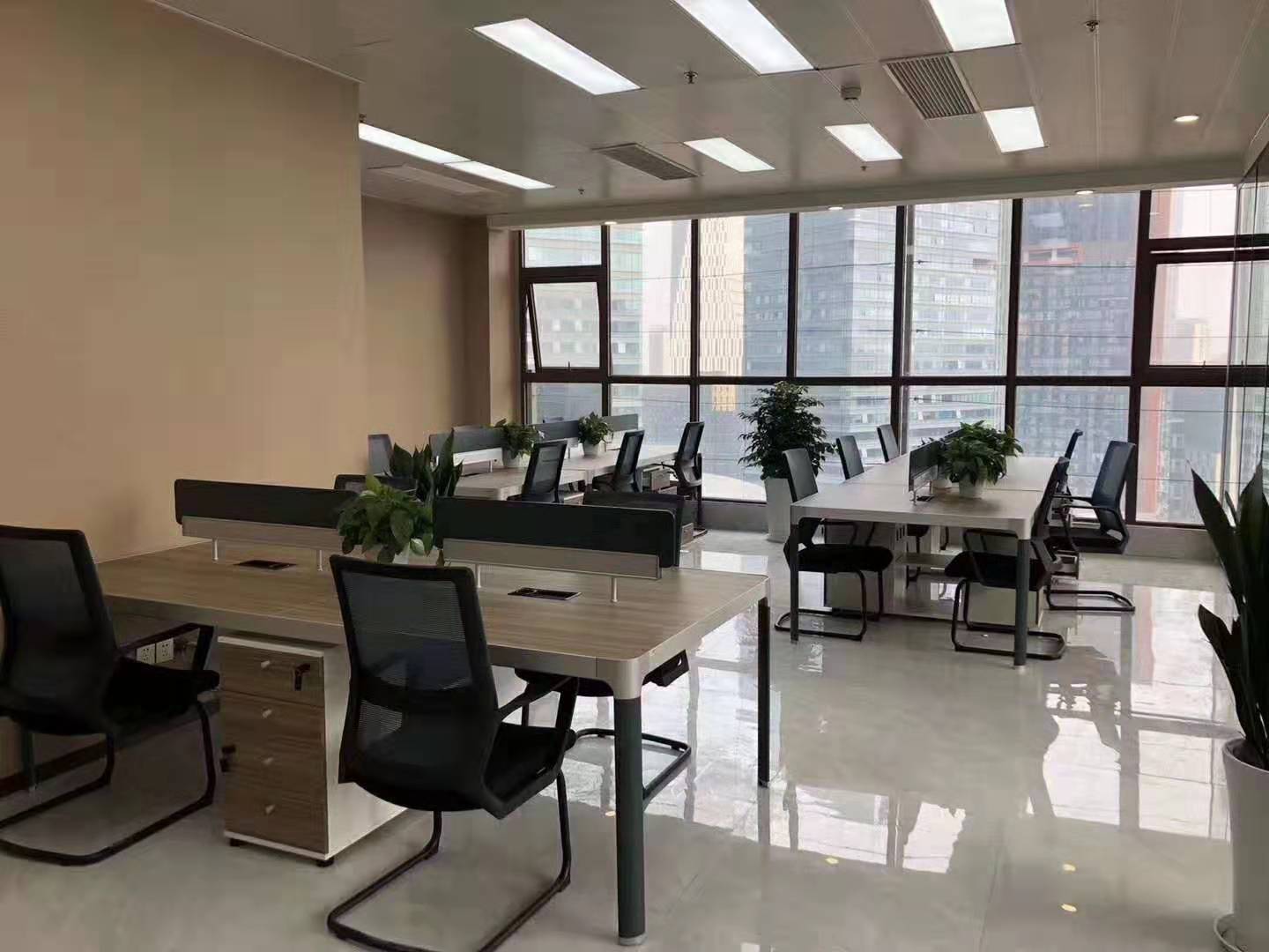 前臺拐角辦公桌