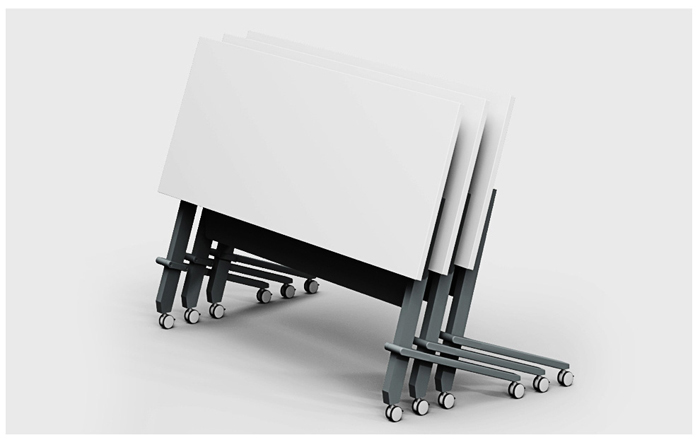 板式可折疊時(shí)尚會(huì)議桌