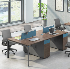 屏風辦公桌2人位簡約現(xiàn)代家具新款四人6人職員桌