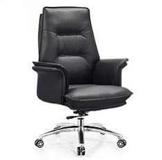 老板椅班前椅家用舒適皮椅大班椅黑色西/牛皮辦公椅